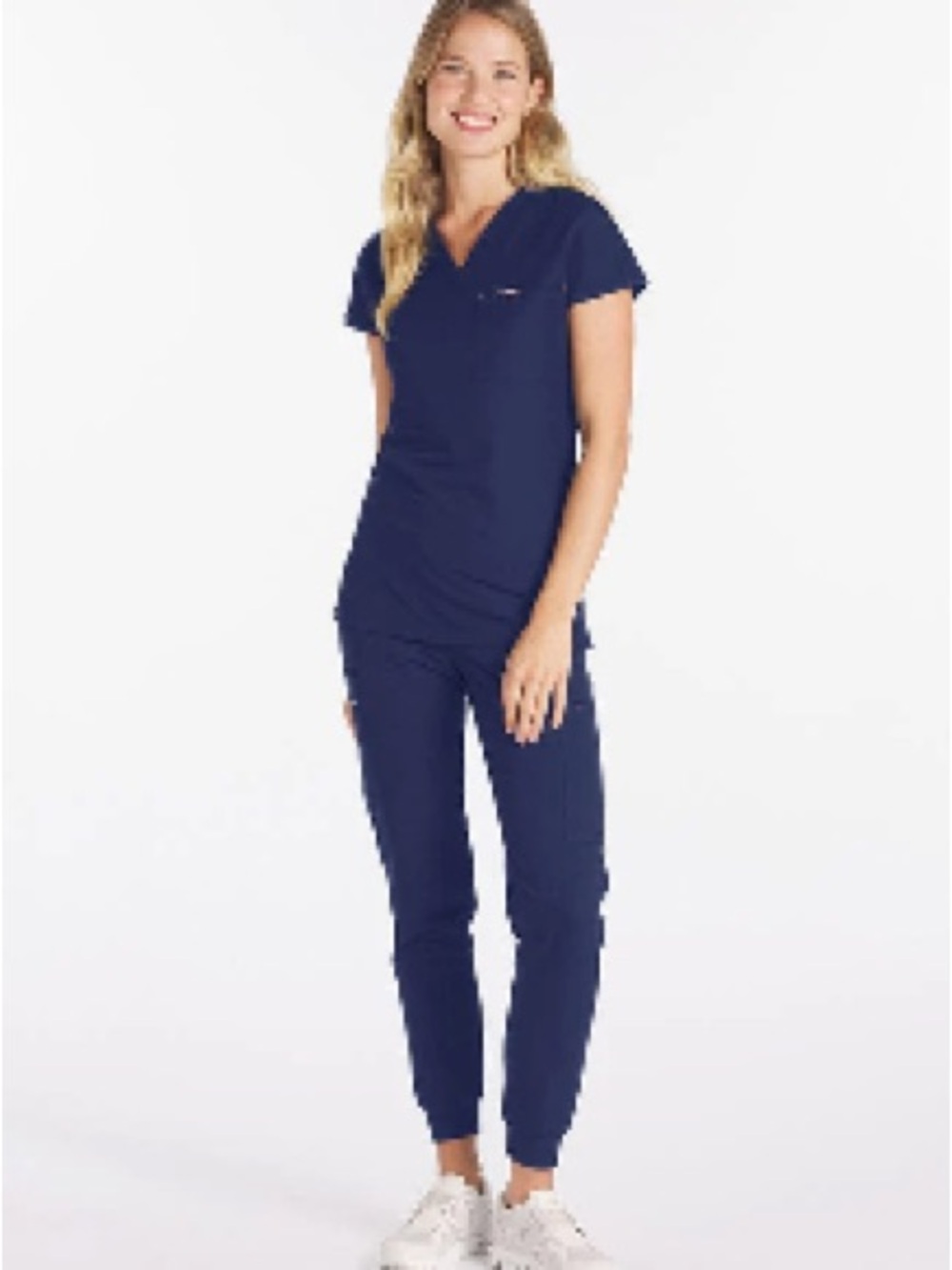 Vince Camuto NAVY jogger scrub set